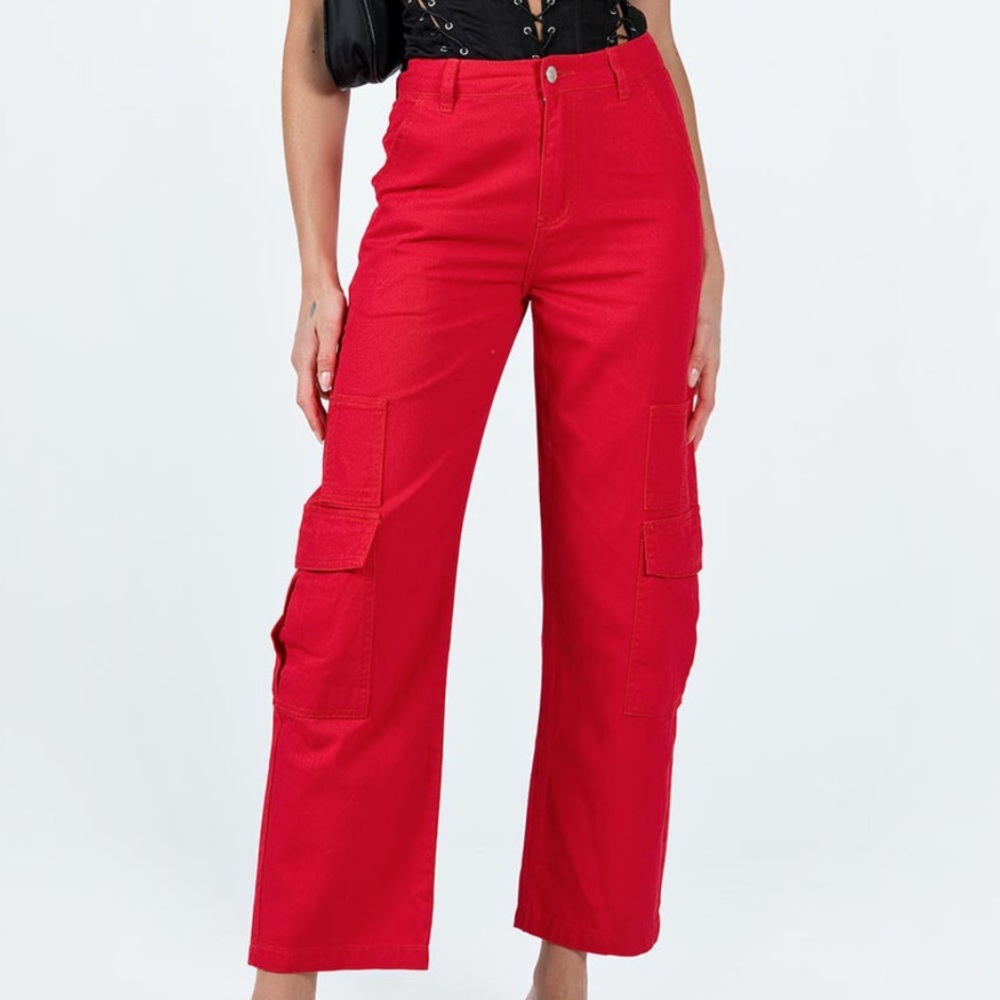 Schafer wide leg jeans Princess polly
